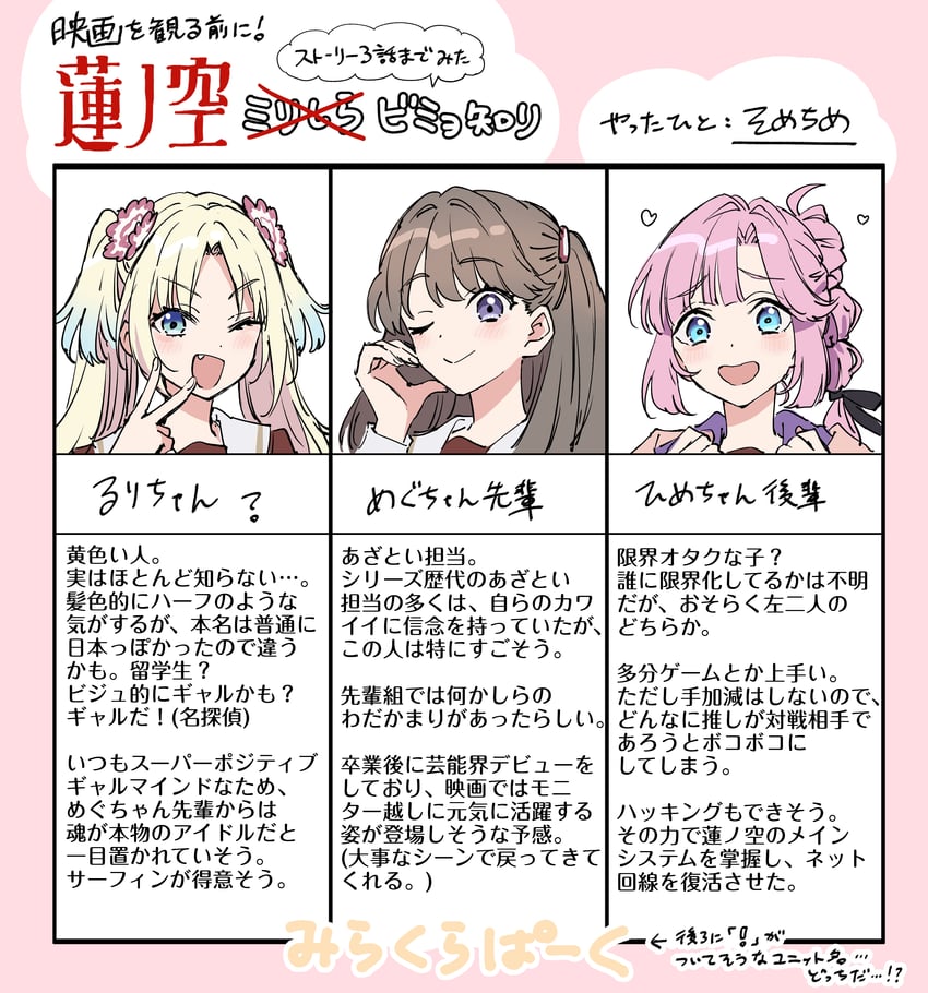 Love Live!、Love Live! 莲之空女学院学园偶像部、案养寺姬 3人女子 :D ;) 微笑 金发