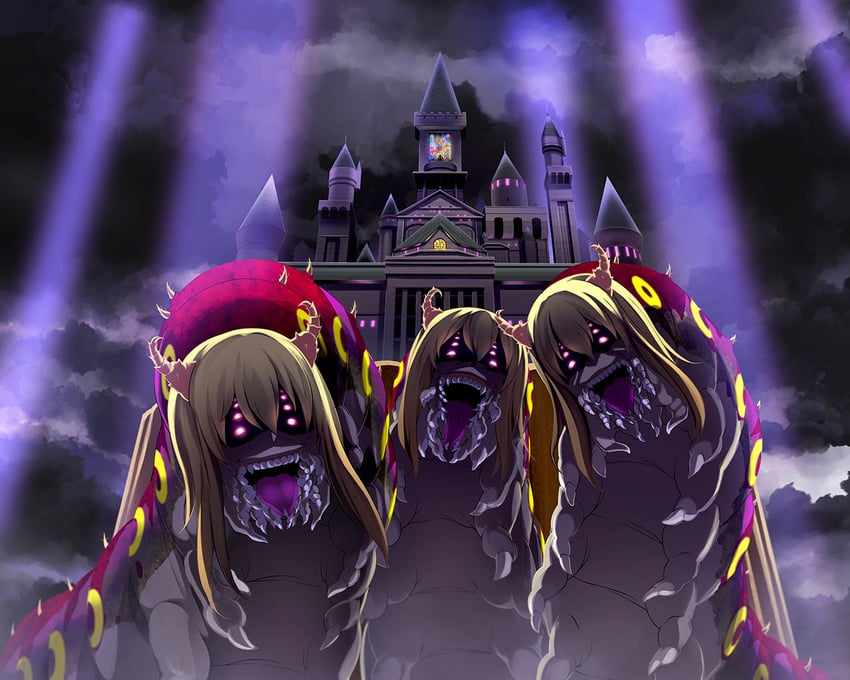 魔法纪录 魔法少女小圆外传、魔法少女小圆、魔法少女塔特玛吉卡 金发 城堡 毛毛虫 生物 以生物为主