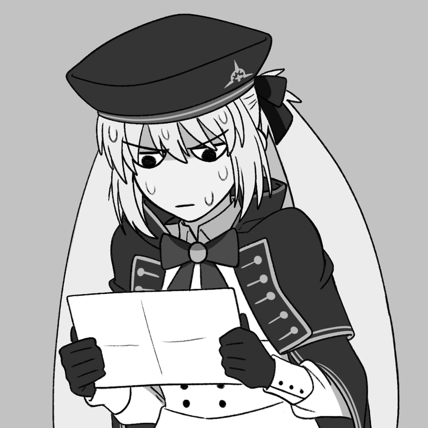 Fate/Grand Order、Fate系列、阿尔托莉雅·卡斯特 (Fate) 1名女孩 蝴蝶结 蝶形领结 小披肩 手套