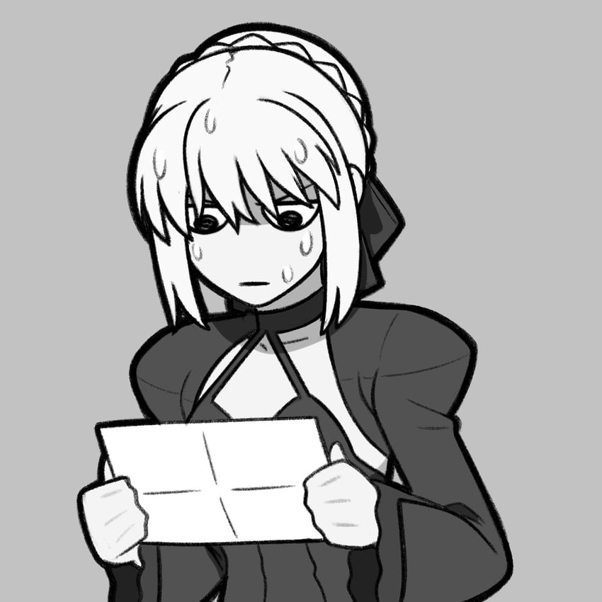 Fate/Grand Order、Fate系列、阿尔托莉雅·潘德拉贡 (Fate) 1名女孩 辫子 编发基底 乳房 编发丸子头