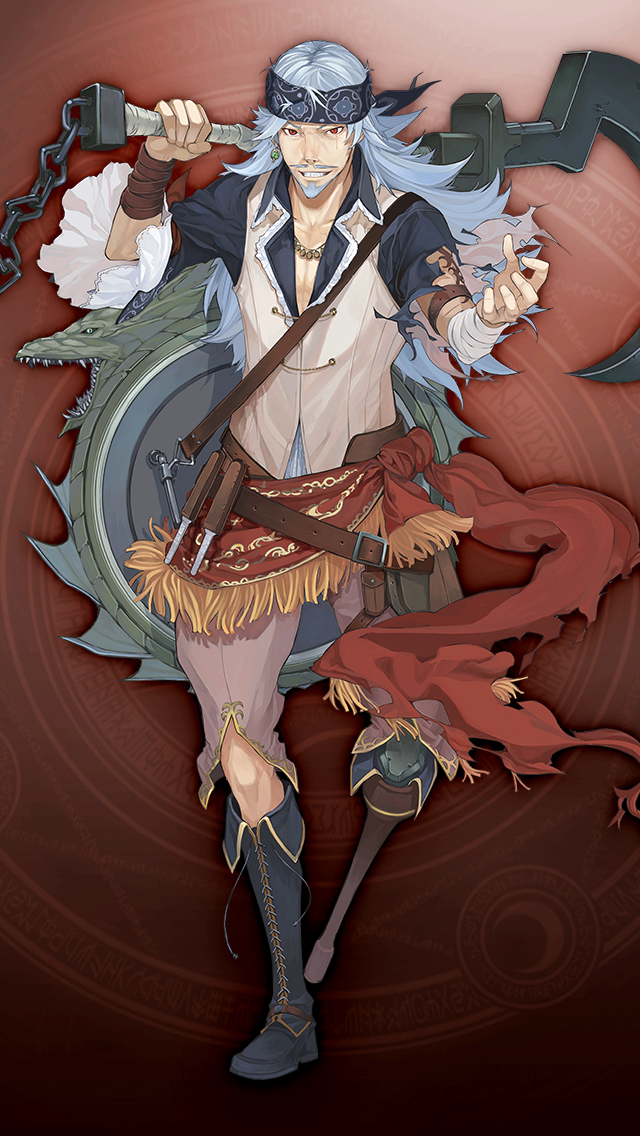 格林笔记、john silver (grimms notes)、john silver (repage) (grimms notes) 1名男孩 头巾 腰带 黑色靴子 蓝色头巾