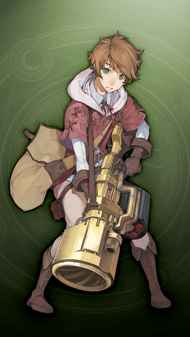 格林笔记、jim hawkins (grimms notes)、jim hawkins (repage) (grimms notes) 1名男孩 包 靴子 棕色靴子 棕色手套