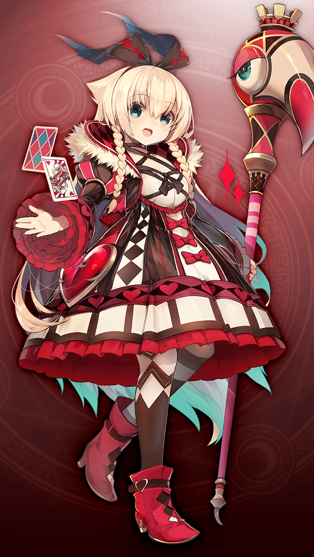 格林笔记、爱丽丝(格林笔记)、alice (princess) (grimms notes) 1名女孩 不对称腿部穿着 黑色连衣裙 金发 蝴蝶结