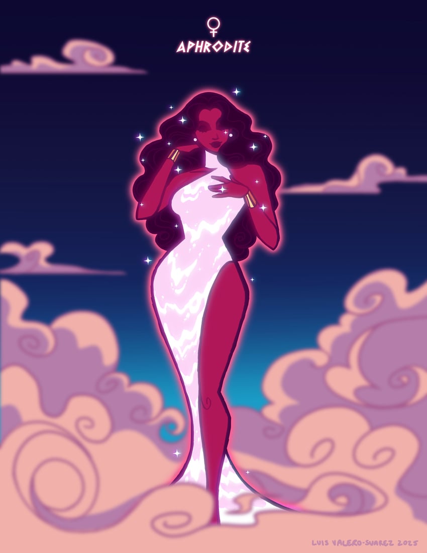 DC漫画、神奇女侠 (系列)、aphrodite 1名女孩 2025年 作者名 裸臂 乳房