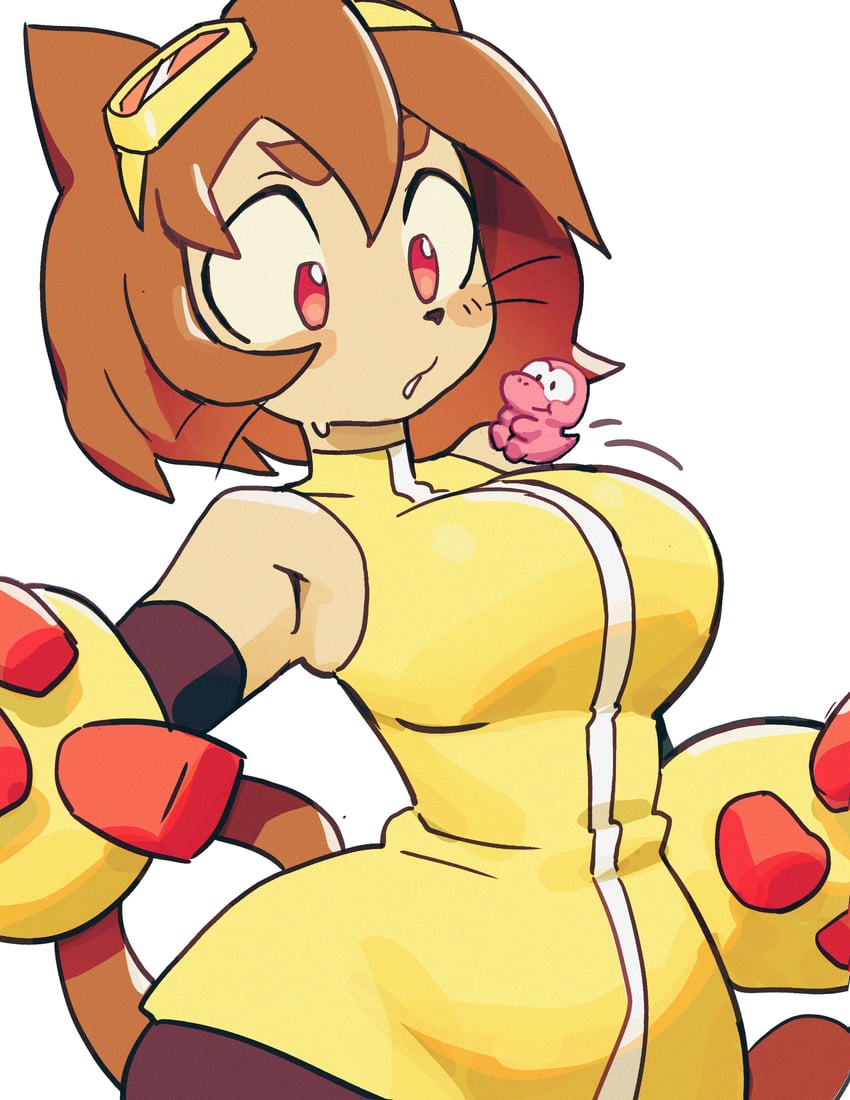 Gameoverse、Gobbles (GameOverse)、Kit Bodega 1名女孩 兽耳 乳房 棕发 猫耳