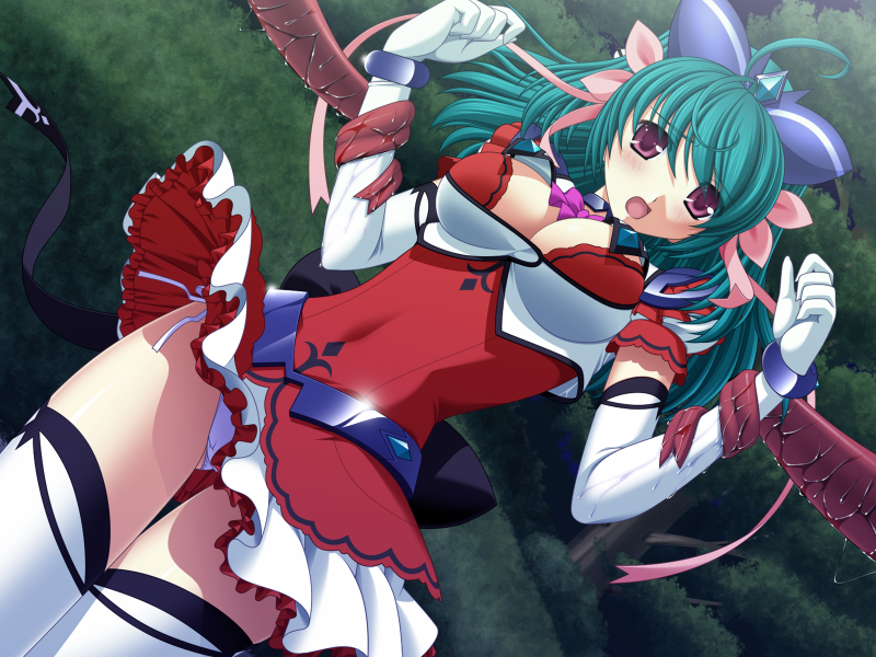 魔法战士 (系列)、魔法战士雷姆缇雅骑士、ayahime kurumi 1名女孩 2000年代风格 惊讶 呆毛 水色发
