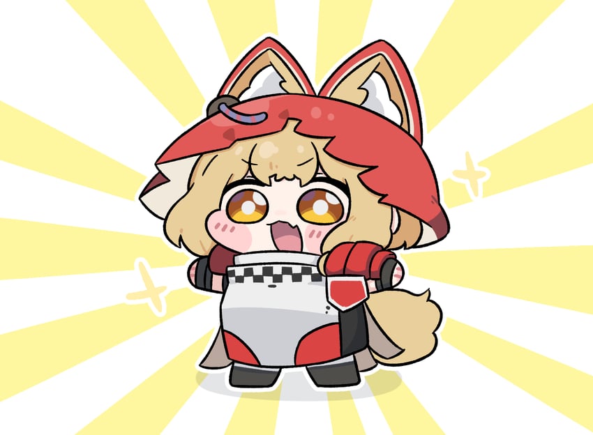 明日方舟、明日方舟：终末地、罗斯 (明日方舟) 1名女孩 :D 兽耳 金发 斗篷