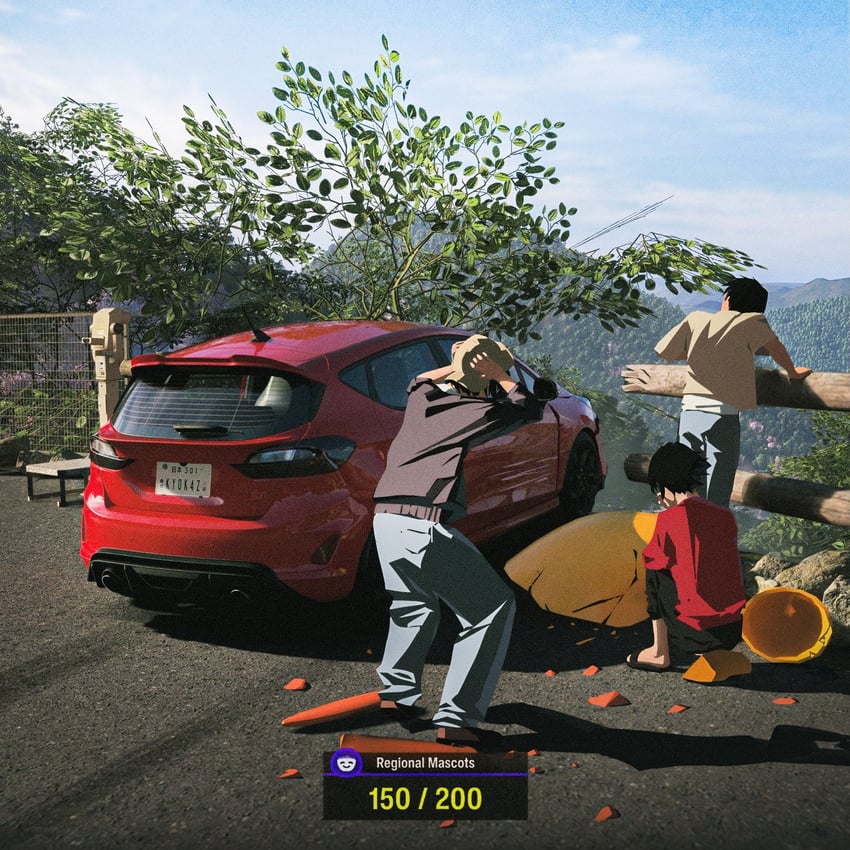 极限竞速、forza horizon 6 1名男孩 2名女孩 望远镜 黑发 黑色夹克