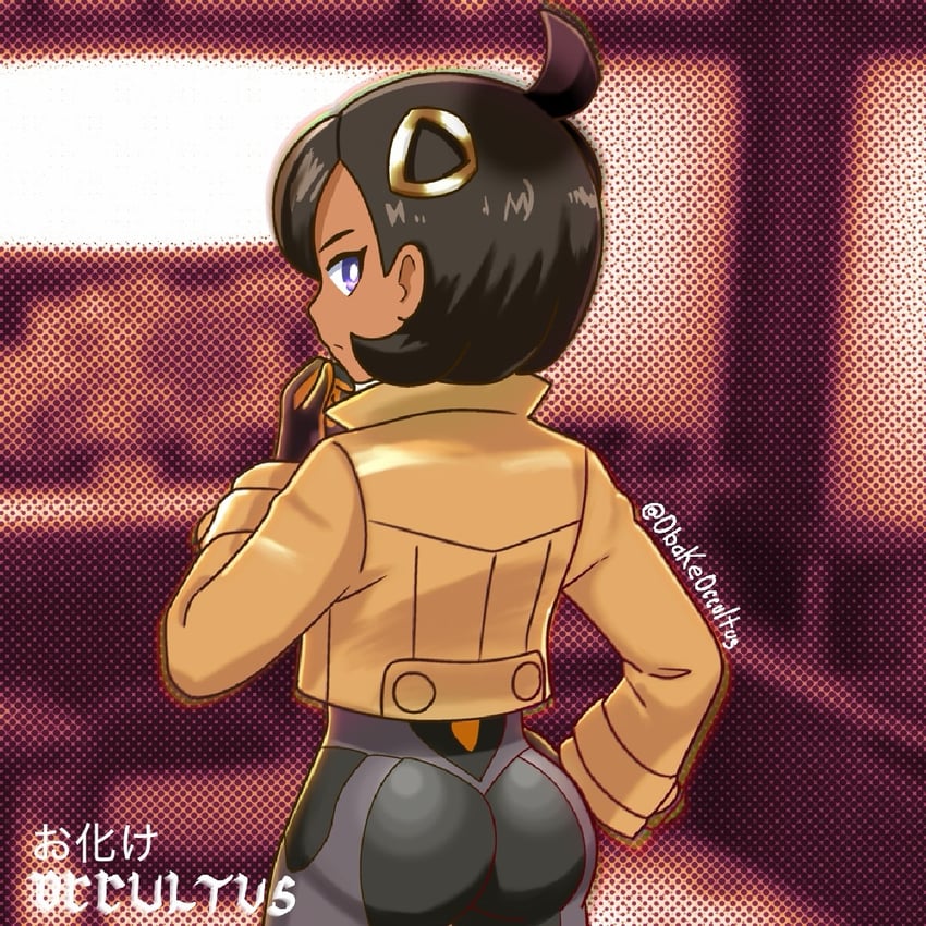 宝可梦、宝可梦传说：Z-A、宝可梦卡牌 1名女孩 作者名 屁股 黑色连体衣 黑色手套