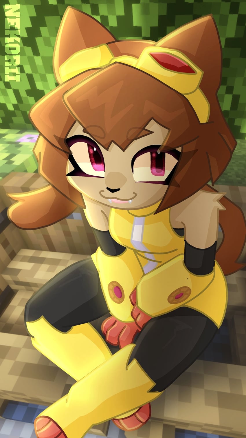 Gameoverse、我的世界、Kit Bodega 兽耳 作者名 棕发 猫耳 猫娘