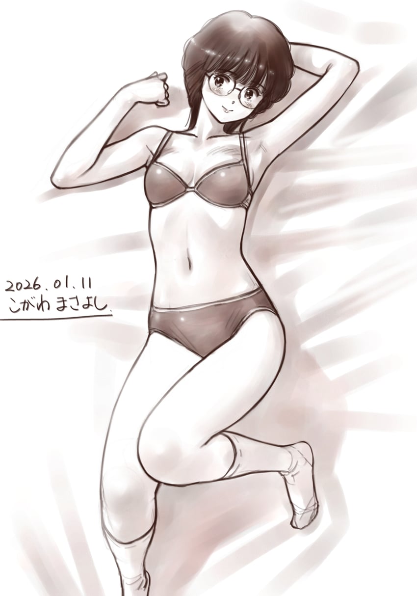 僚机、fuzawa kumiko 1名女孩 比基尼 乳房 锁骨 有日期