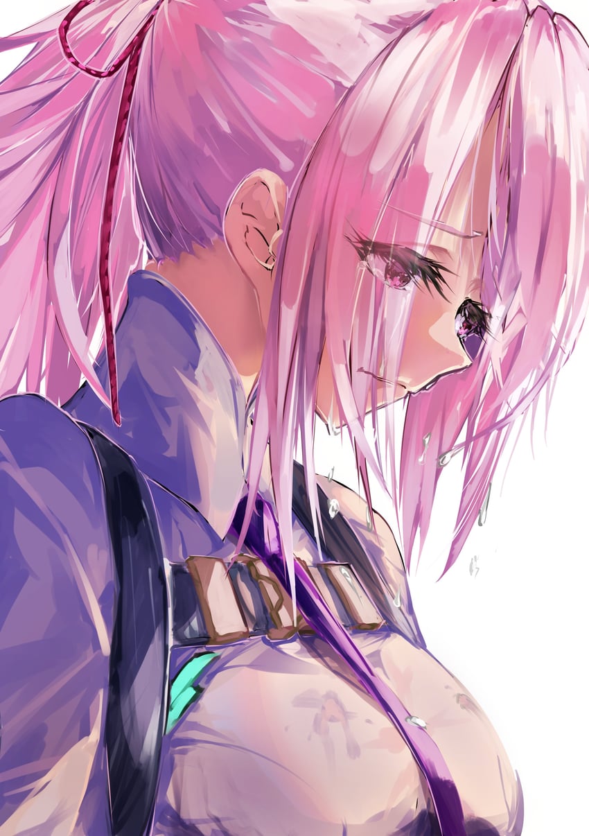 炽焰天穹、月城最中 1名女孩 乳房 哭泣 睁眼哭泣 侧视