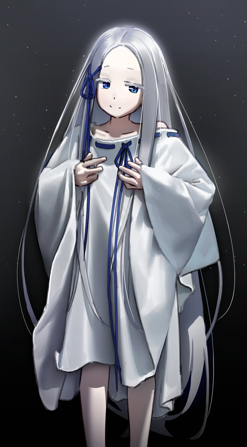 Re:从零开始的异世界生活、潘多拉（Re:Zero） 1名女孩 蓝眼 灰发 发饰 长发