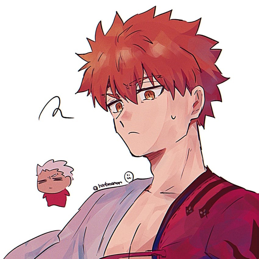 Fate/Grand Order、Fate/stay night、Fate系列 2个男孩 作者名 紧身连体衣 闭眼 闭嘴