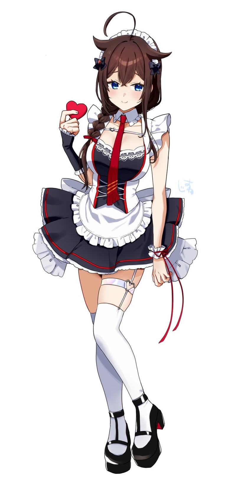舰队Collection、时雨、时雨改三 (舰队收藏) 1名女孩 改装服装 呆毛 替换服装 围裙