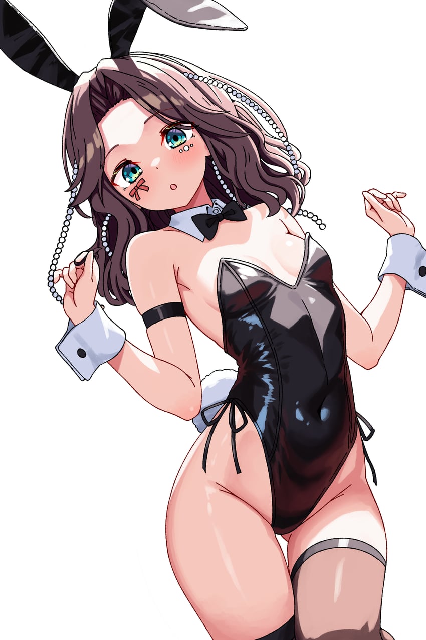 Hololive、夏色祭 1名女孩 兽耳发箍 兽耳 臂章 大腿间可见臀部