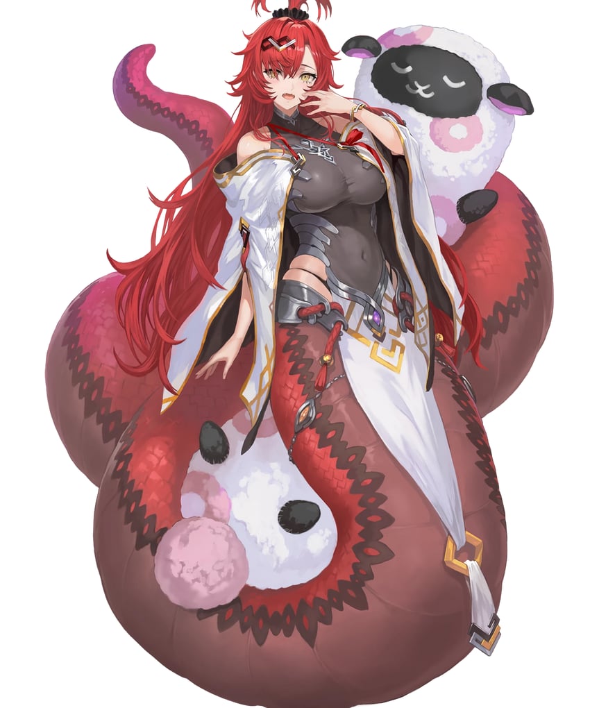 火焰纹章、火焰之纹章：英雄、jormungandr (fire emblem) 1名女孩 露肩 黑色发圈 手链 乳房