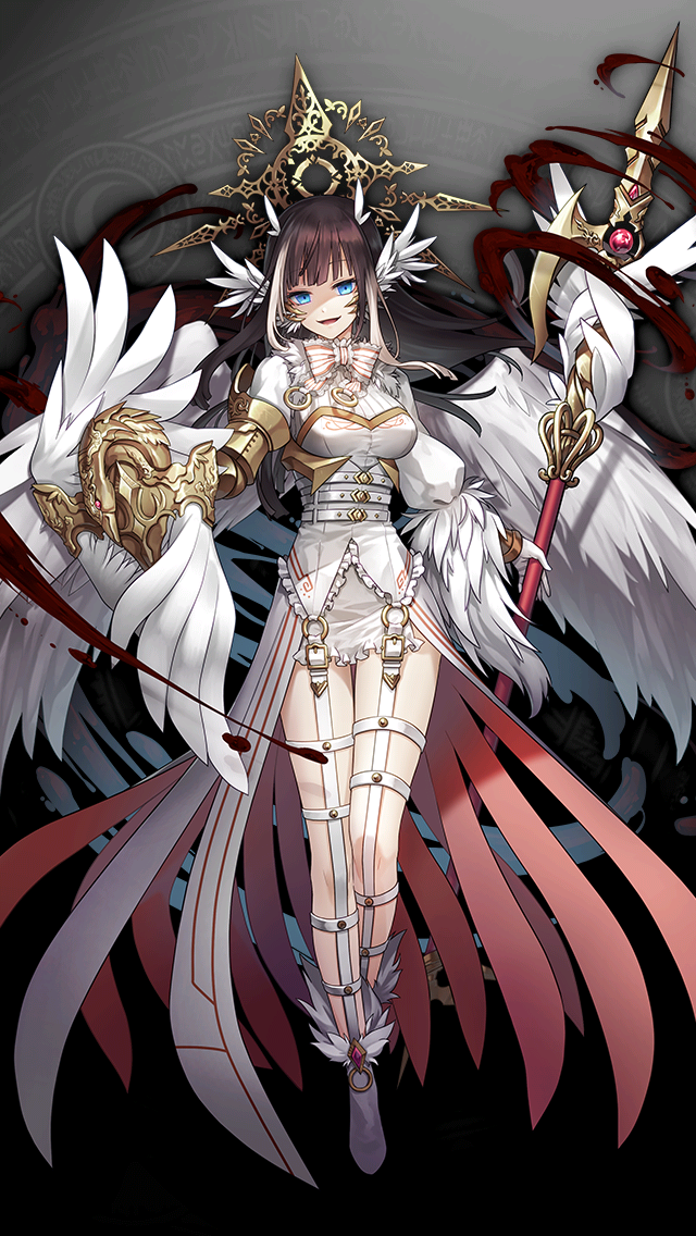 格林笔记、shadow odette (grimms notes) 1名女孩 天使 天使翅膀 铠甲 蓝眼