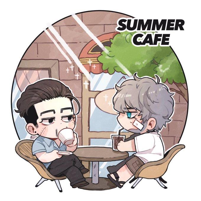 黄金神威、尾形百之助 2个男孩 创可贴 脸上的创可贴 黑瞳 黑裤子
