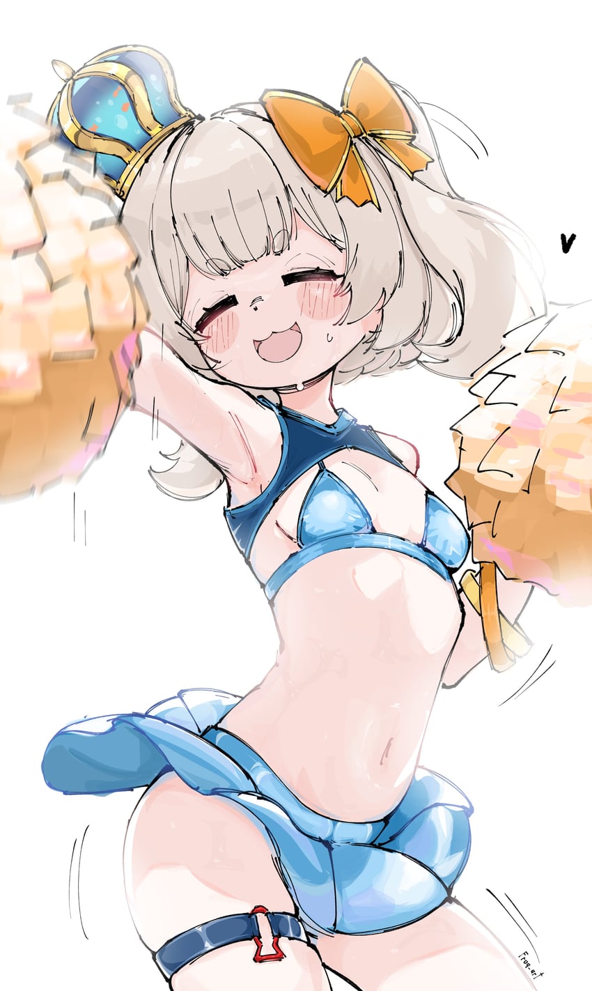 Phase Connect、MariMari (Vtuber) 1名女孩 猫脸笑 举手 腋下 作者名