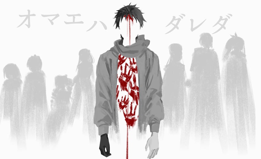 Re:从零开始的异世界生活、菜月昴 1名男孩 黑发 血 额头流血 血手印