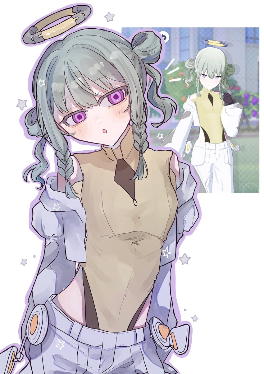 世界计划、25点 巡音流歌、草薙宁宁 1名女孩 25-ji luka (cosplay) 惊讶 替换服装 脸红