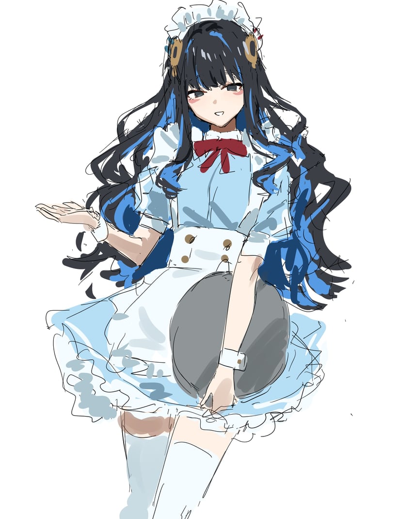 Fate/Grand Order、Fate系列、特诺奇蒂特兰 (Fate) 阿兹特克 脸部涂装 灰瞳 女仆发带 化妆