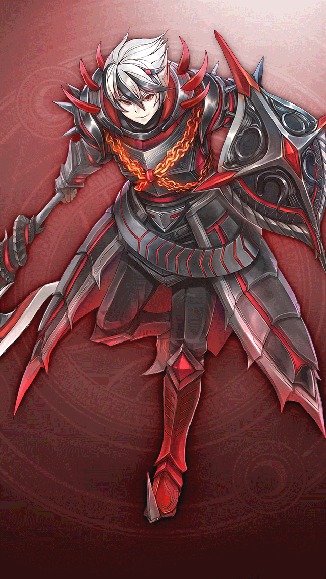 格林笔记、shadow heinrich (grimms notes) 1名男孩 铠甲 斧头 黑色护甲 黑发
