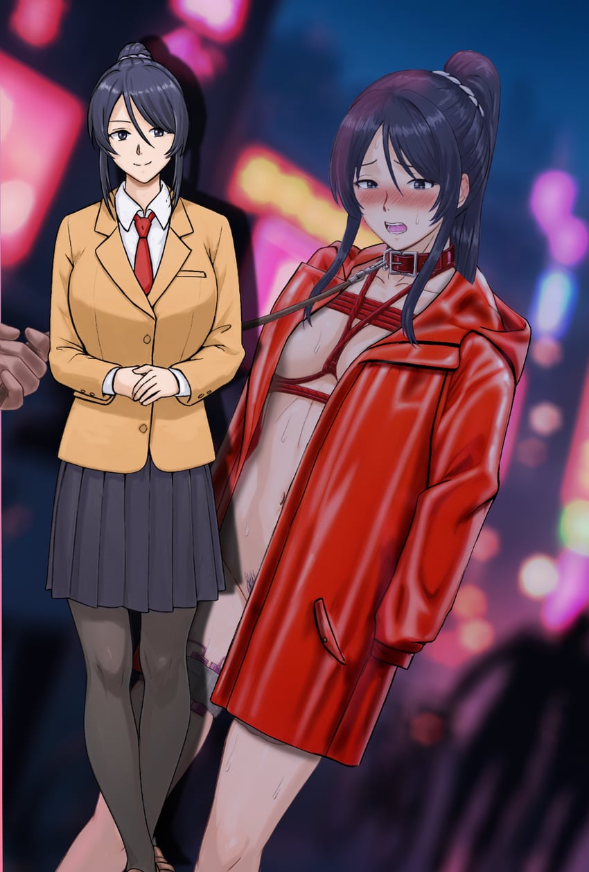原创 1名男孩 1名女孩 呆毛 发情 前后对比
