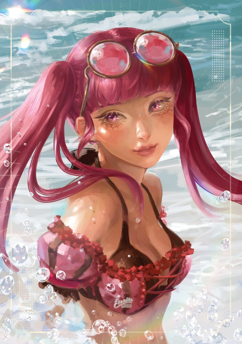 火焰纹章、火焰之纹章：风花雪月、火焰之纹章：英雄 1名女孩 露肩 比基尼 脸红 乳房