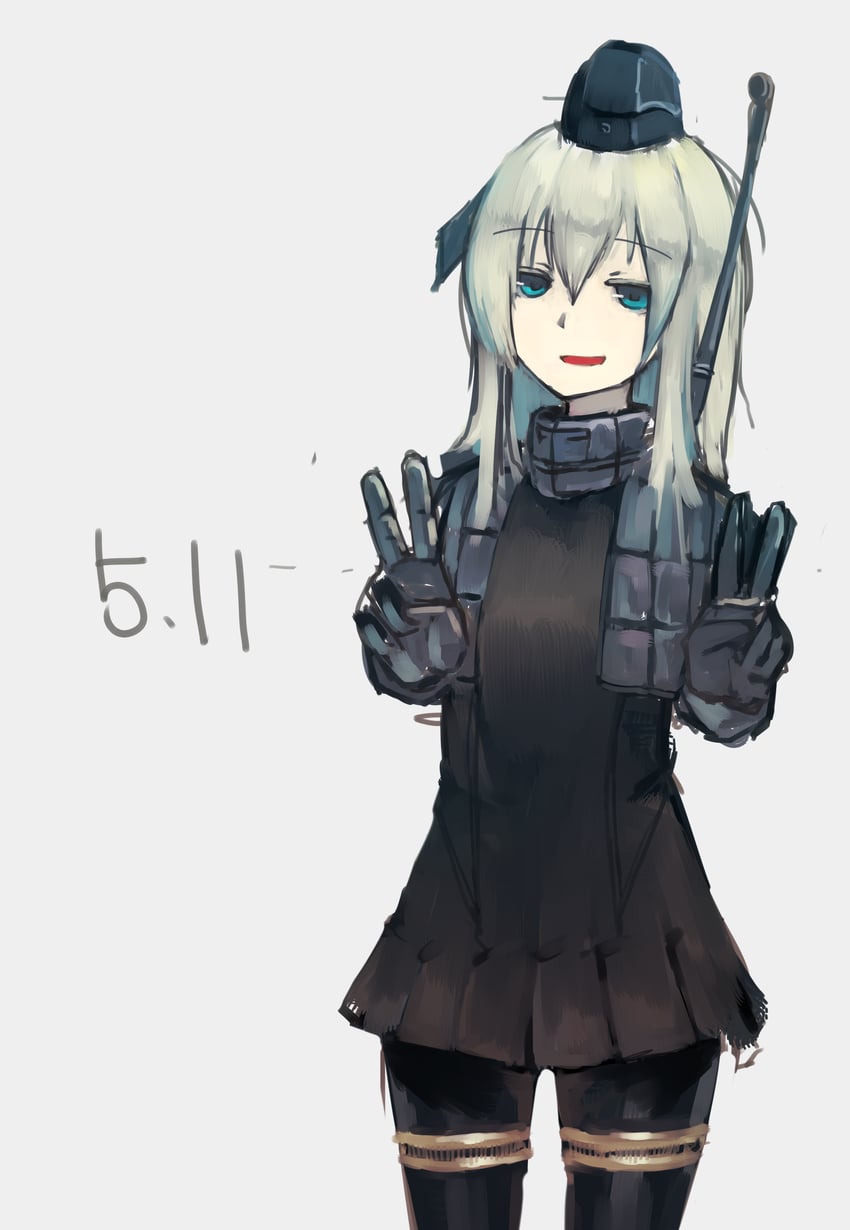 舰队Collection、U-511 (舰娘) 1名女孩 蓝眼 蓝帽子 紧身连体衣 角色名称