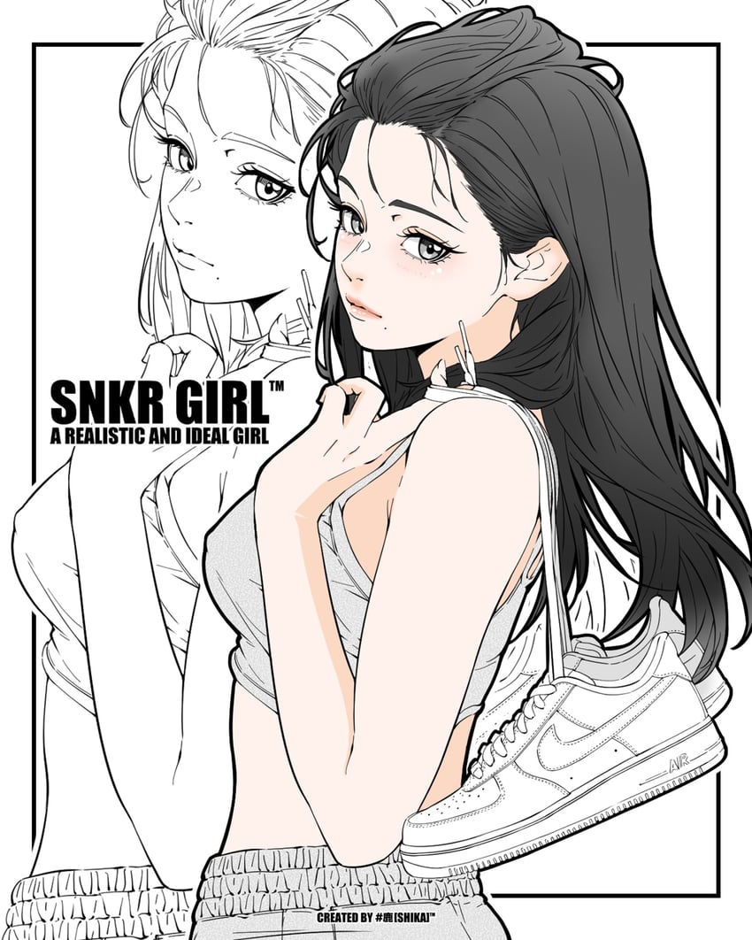 原创 1名女孩 裸臂 露肩 黑发 乳房