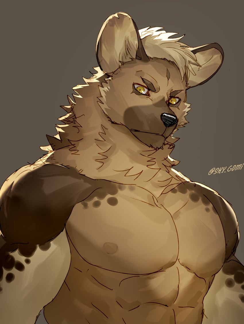 渴望传说、lyon (crave saga) 1名男孩 腹肌 作者名 蔷薇 棕色背景