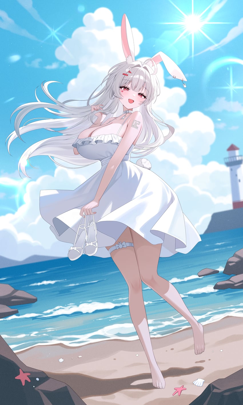 原创 1名女孩 呆毛 兽耳 手臂纹身 裸臂