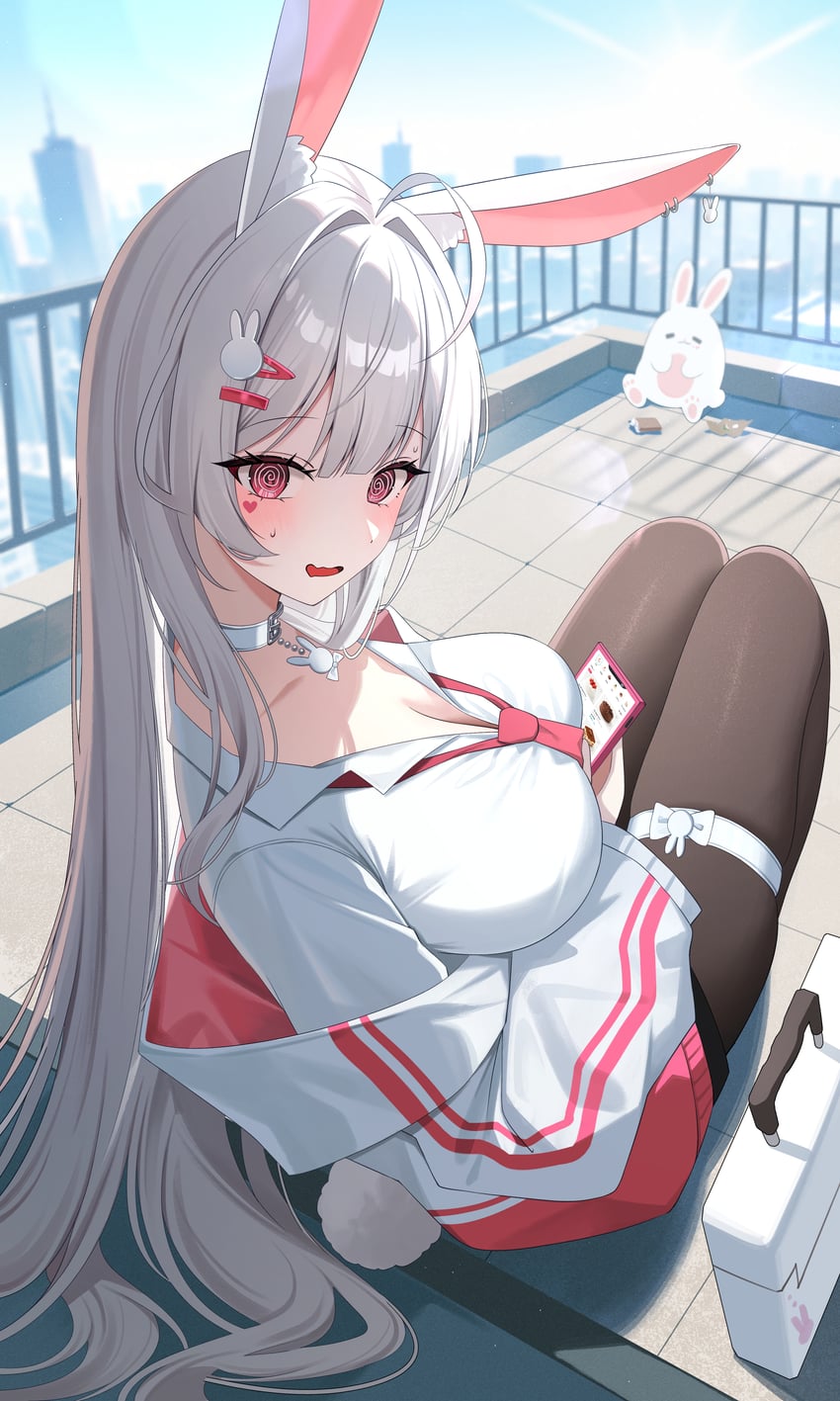 原创 1名女孩 @_@ 呆毛 兽耳穿孔 兽耳