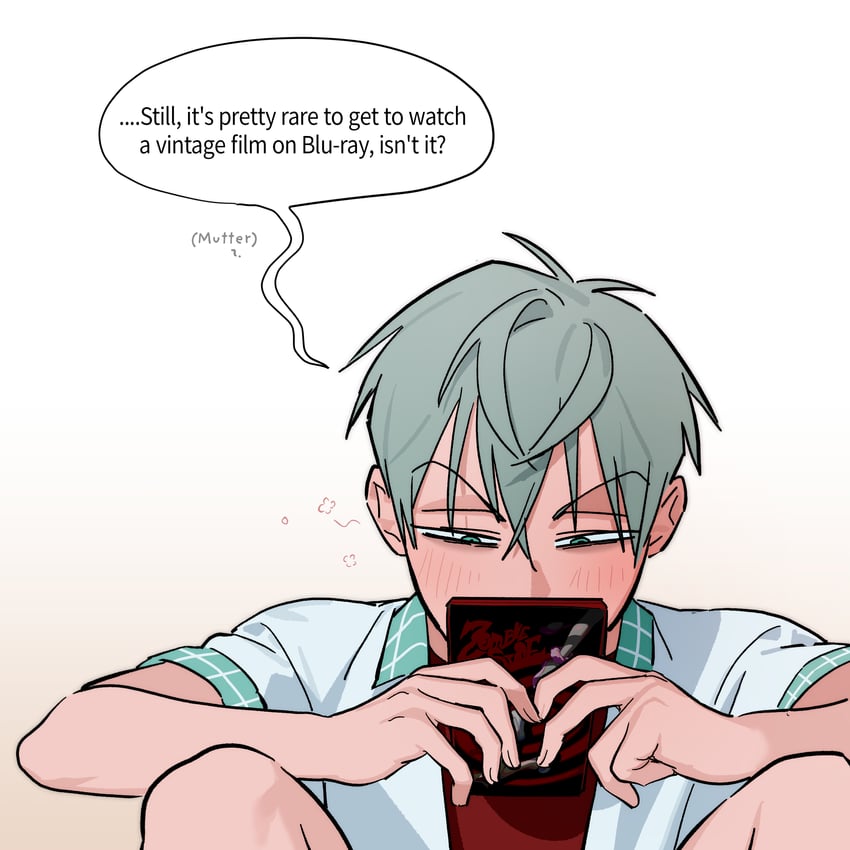 Alien Stage、Till (Alien Stage) 1名男孩 漫画 撞色领口 英文文本 绿眼
