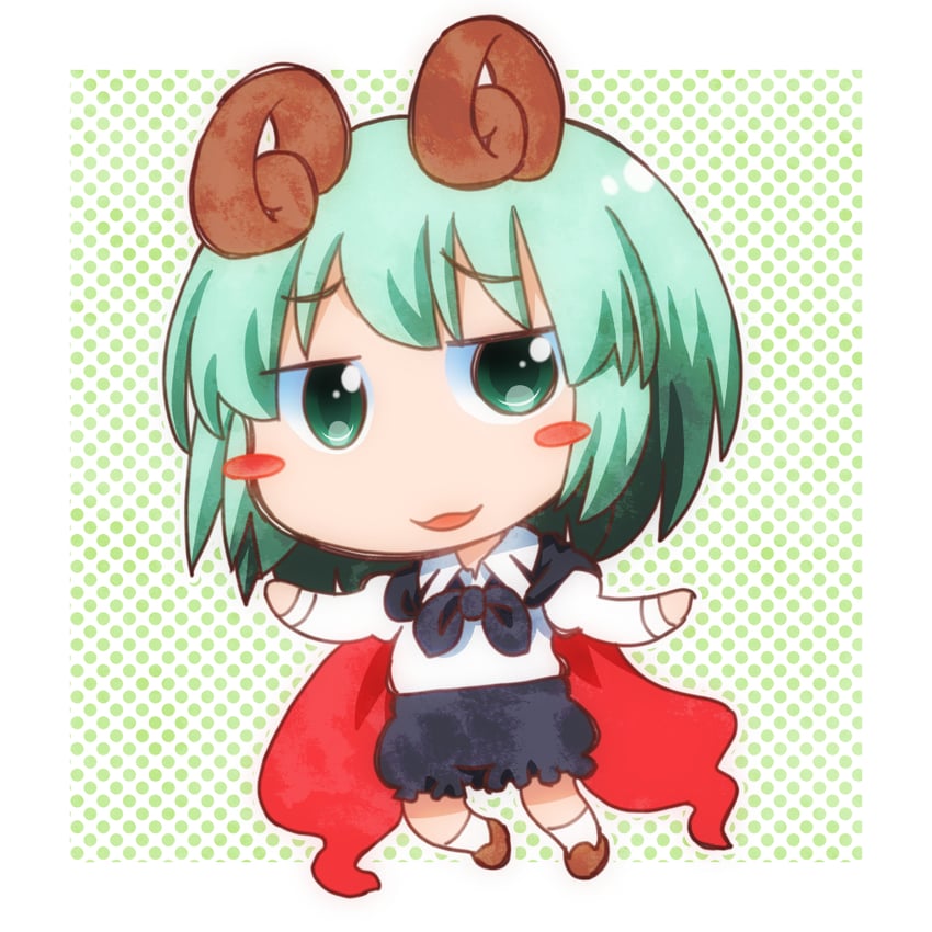 东方Project、莉格露·奈特巴格 1名女孩 猫脸笑 :D 触角 黑色披肩