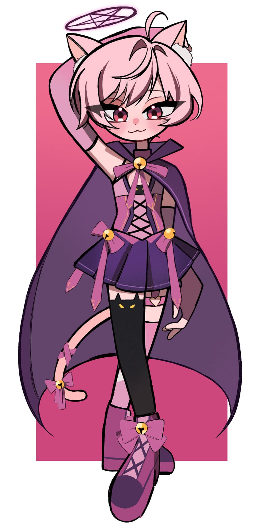 lunapawsu 猫娘 使魔 光环 短发