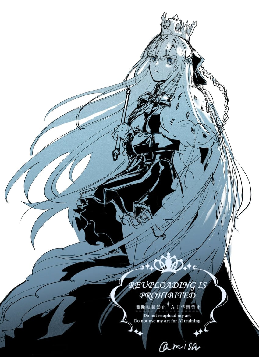 Fate/Grand Order、Fate系列、摩根勒菲 (Fate) 1名女孩 黑色蝴蝶结 蝴蝶结 辫子 斗篷
