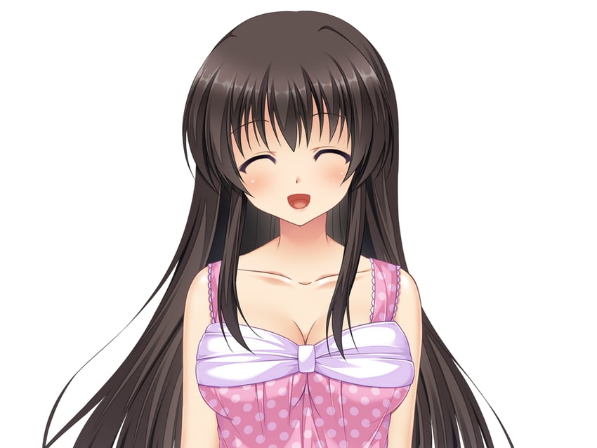 梦见颊！、mikami juri 1名女孩 微笑 黑发 脸红 乳房
