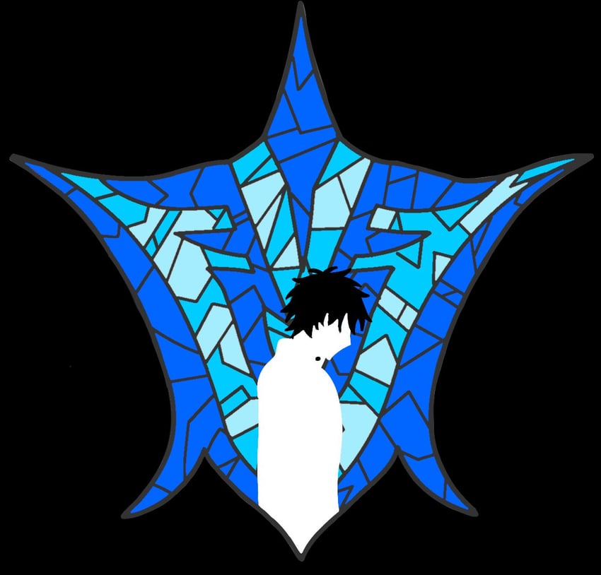 Fate/Grand Order、Fate系列、藤丸立香 (男) 1名男孩 黑色背景 蓝色主题 令咒 灰度