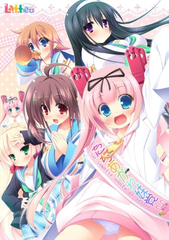妹妹选拔总选举、tachibana artemisia、tachibana hiiragi 2000年代风格 5名女孩 :D 黑发 黑色丝带