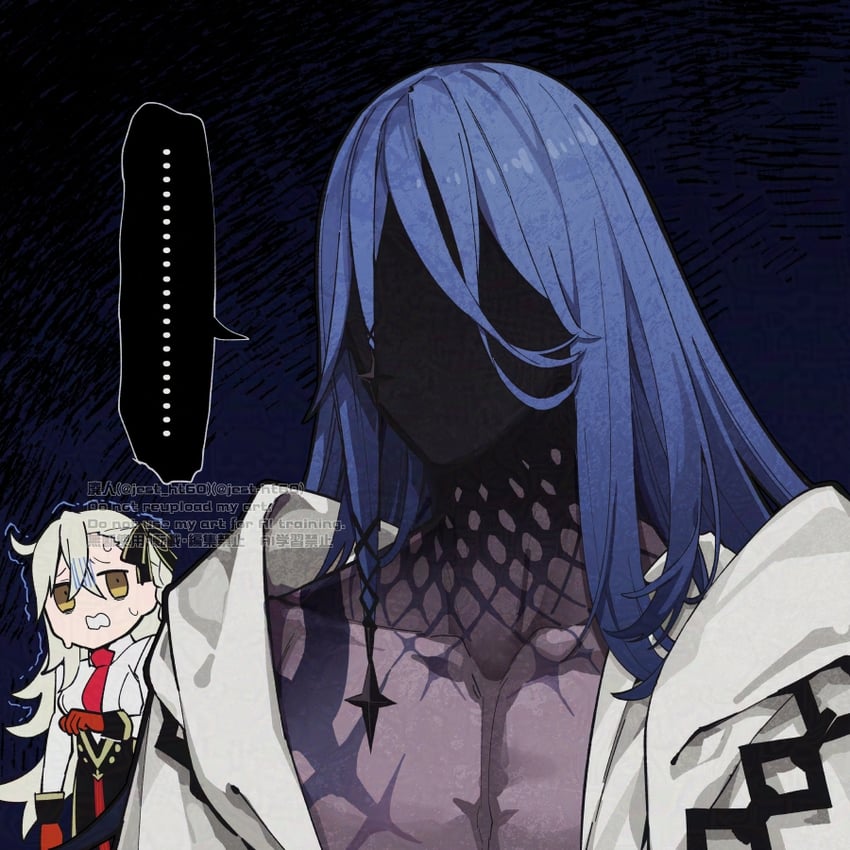 Fate/Grand Order、Fate系列、告死天使 (Fate) ... 呆毛 蓝发 锁链 手套