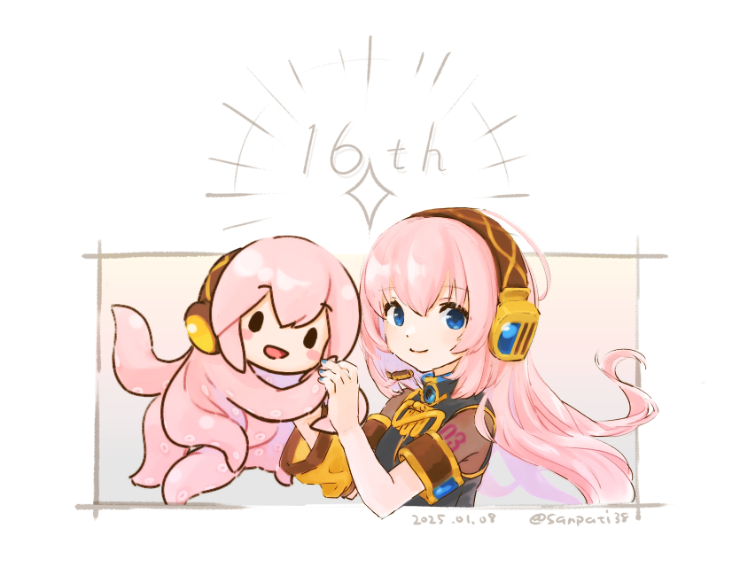 VOCALOID、巡音流歌、章鱼巡音 2025年 2名女孩 :D 作者名 生日