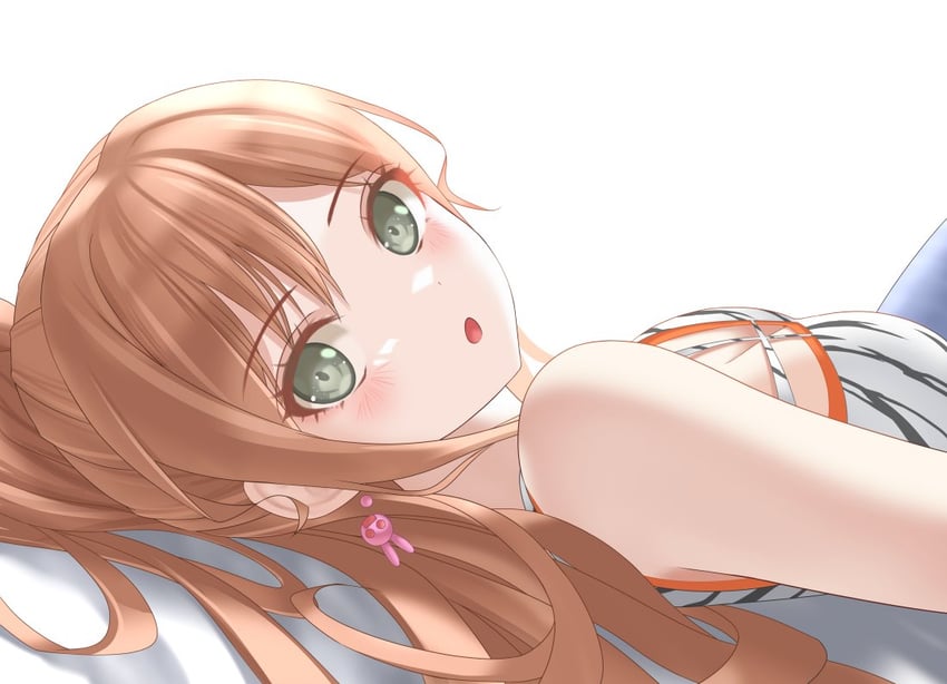 BanG Dream!、今井莉莎 1名女孩 动物花纹 乳房 棕发 乳沟