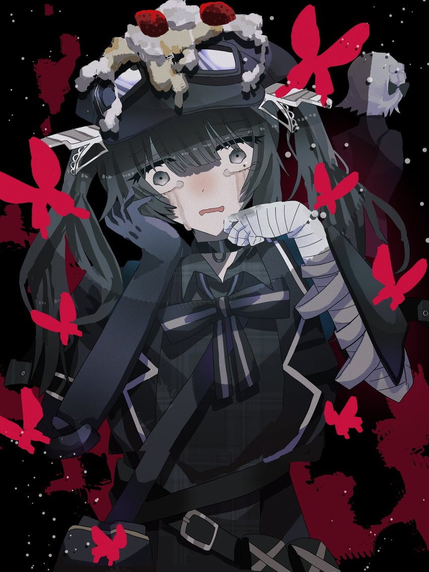 魔法少女的小镇审判、kurobe honoka、黑部奈乃花 弹药袋 手臂带 不对称手套 包扎的手臂 缠绷带的手