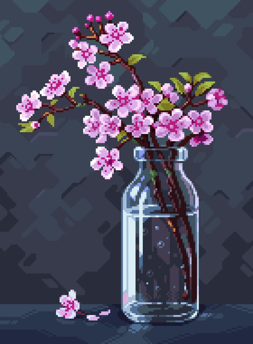 原创 气泡 气泡 花蕾 樱花 花