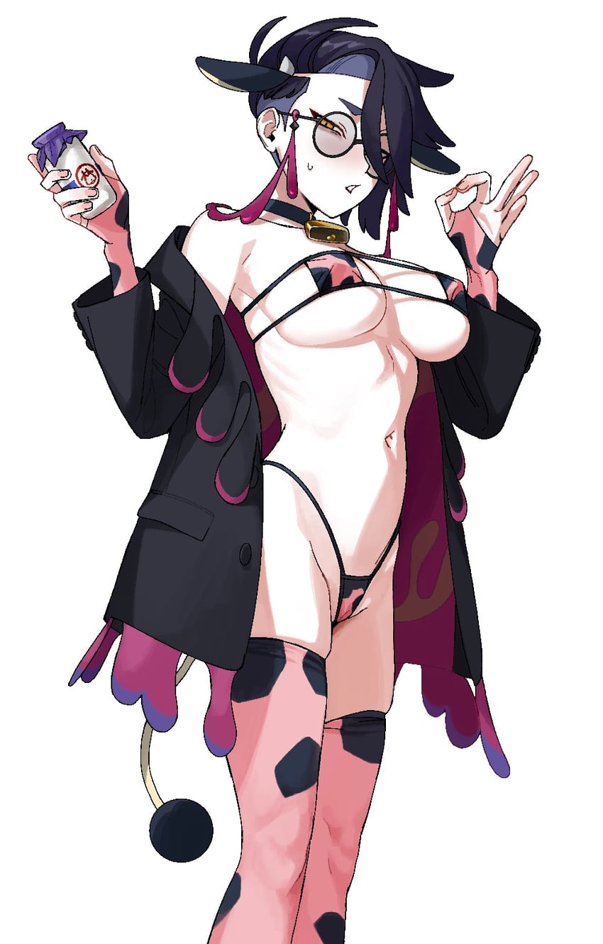 宝可梦、宝可梦传说：Z-A、黑暗鸦 1名女孩 替换服装 兽耳 铃铛 比基尼