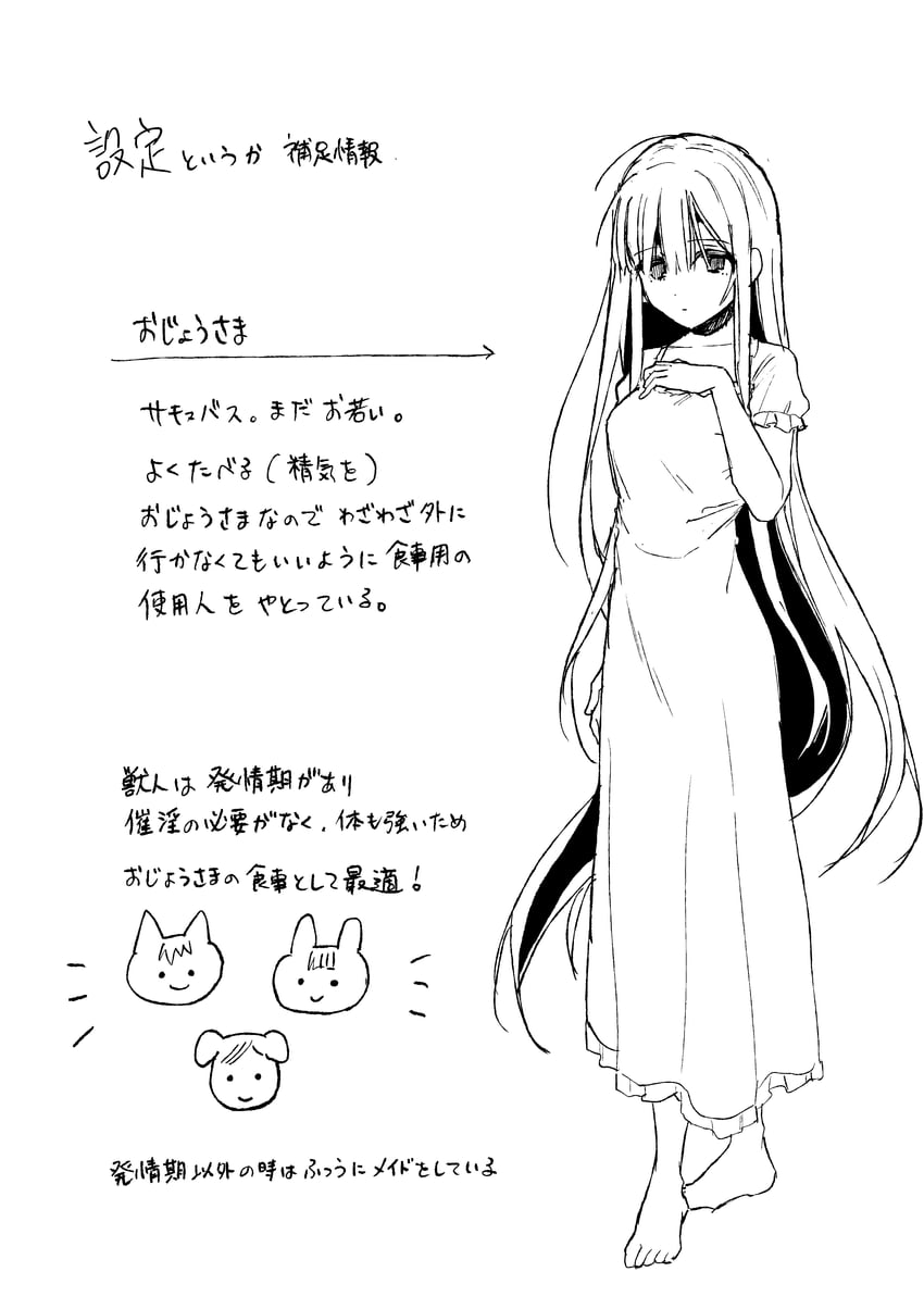 原创 1名女孩 赤脚 闭嘴 漫画 连衣裙