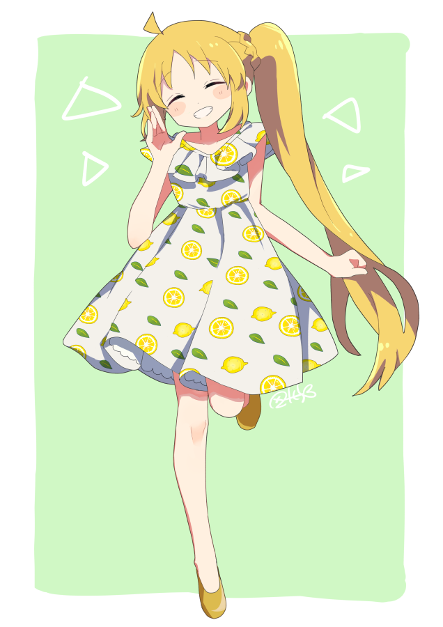 孤独摇滚！、伊地知虹夏 1名女孩 :D 微笑 呆毛 替换服装